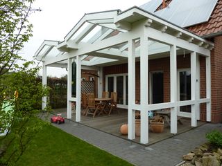 Terassenüberdachung Holzbau Hemling